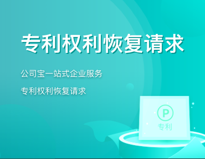 专利权利恢复请求